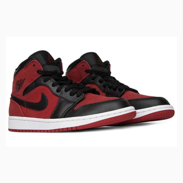 Nike Mid Gym Koripallokengät Miesten Air Jordan 1 Punainen | JD-682FE