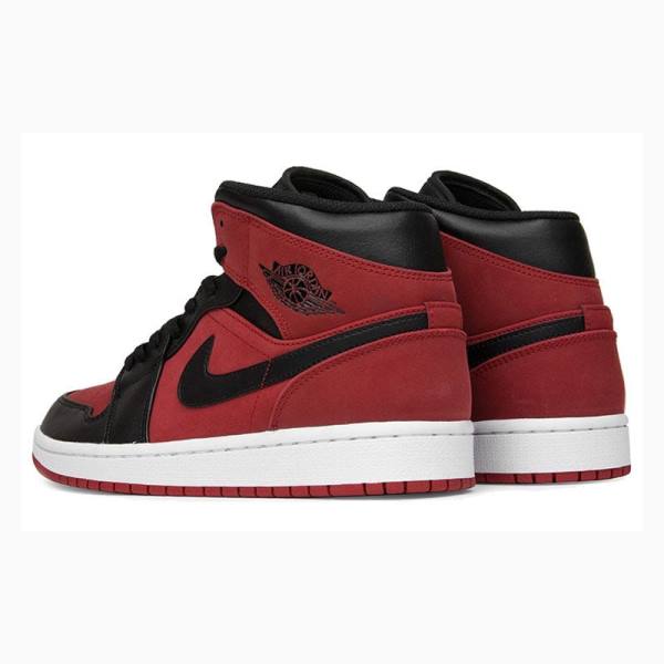 Nike Mid Gym Koripallokengät Miesten Air Jordan 1 Punainen | JD-682FE