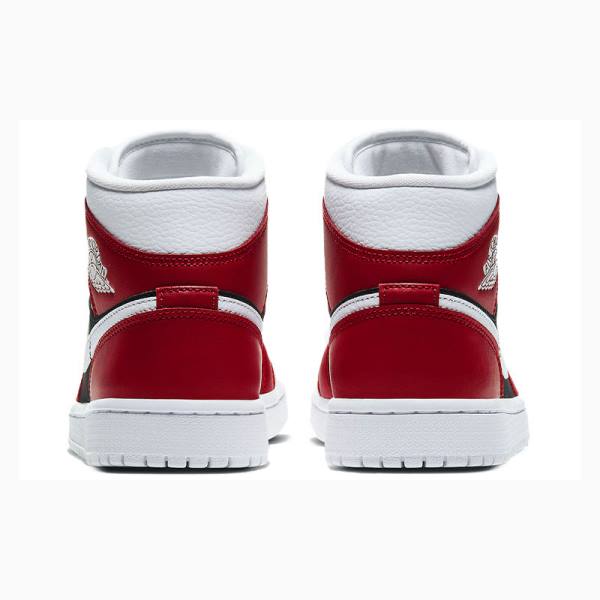 Nike Mid Gym Koripallokengät Naisten Air Jordan 1 Punainen Mustat | JD-921EU