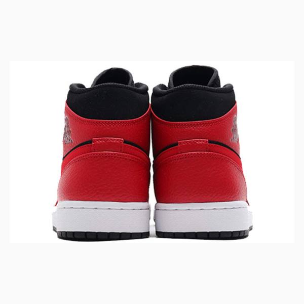 Nike Mid Gym Red Koripallokengät Miesten Air Jordan 1 Punainen Mustat | JD-905PK