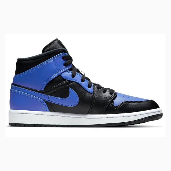 Nike Mid Hyper Royal Koripallokengät Miesten Air Jordan 1 Sininen Mustat | JD-241RV
