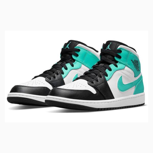 Nike Mid Igloo Koripallokengät Miesten Air Jordan 1 Sininen Mustat | JD-564AV