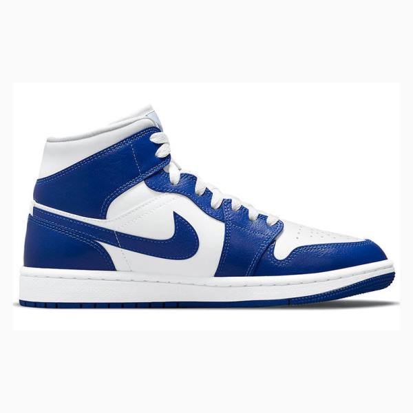Nike Mid Kentucky Koripallokengät Naisten Air Jordan 1 Sininen | JD-054TS