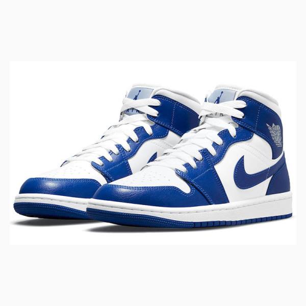 Nike Mid Kentucky Koripallokengät Naisten Air Jordan 1 Sininen | JD-054TS
