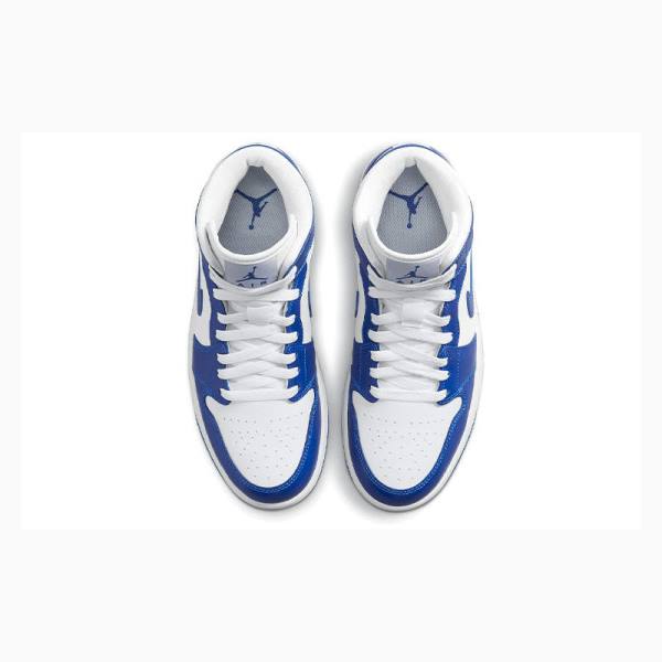Nike Mid Kentucky Koripallokengät Naisten Air Jordan 1 Sininen | JD-054TS