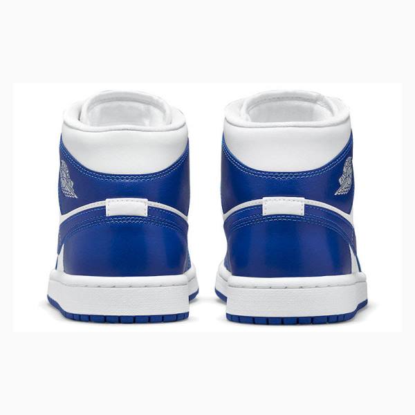 Nike Mid Kentucky Koripallokengät Naisten Air Jordan 1 Sininen | JD-054TS