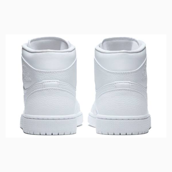 Nike Mid Koripallokengät Miesten Air Jordan 1 Valkoinen | JD-078BS