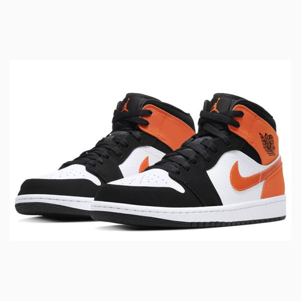 Nike Mid Koripallokengät Miesten Air Jordan 1 Oranssi | JD-408SV