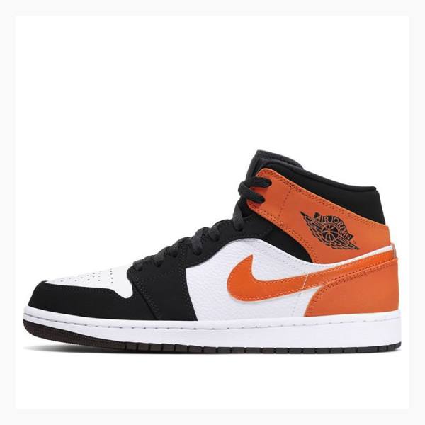Nike Mid Koripallokengät Miesten Air Jordan 1 Oranssi | JD-408SV