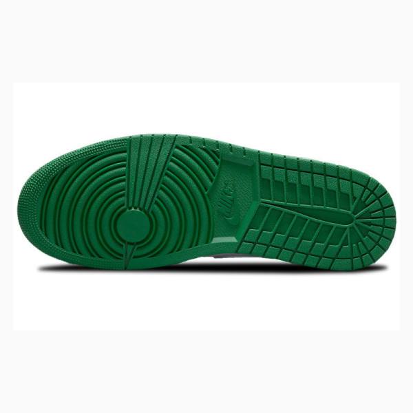 Nike Mid Koripallokengät Miesten Air Jordan 1 Valkoinen Harmaat Vihreä | JD-672JU