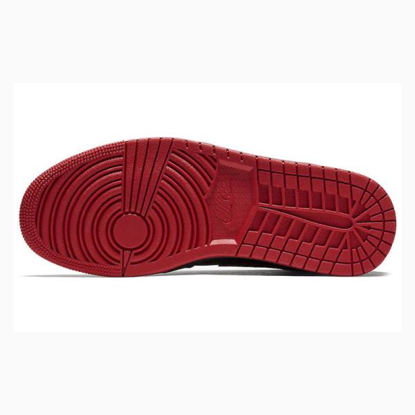 Nike Mid Koripallokengät Miesten Air Jordan 1 Mustat Punainen | JD-724ZJ