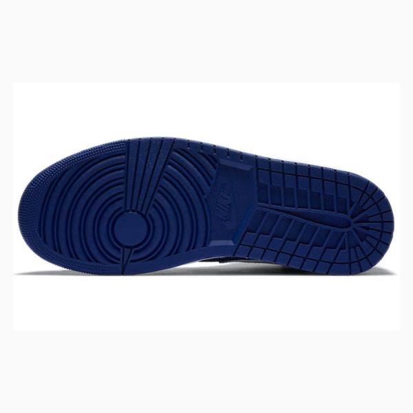 Nike Mid Koripallokengät Miesten Air Jordan 1 Valkoinen Sininen Oranssi | JD-893XM