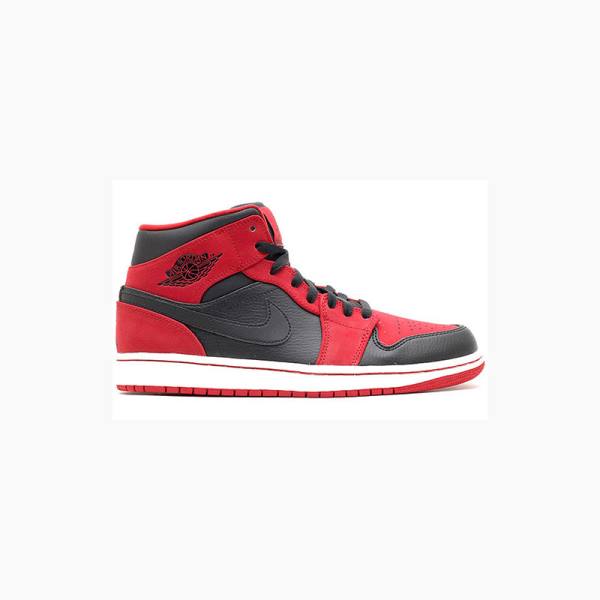 Nike Mid Koripallokengät Miesten Air Jordan 1 Punainen Mustat | JD-923NS