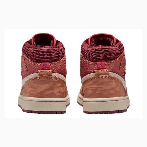 Nike Mid Koripallokengät Naisten Air Jordan 1 Punainen | JD-317TC