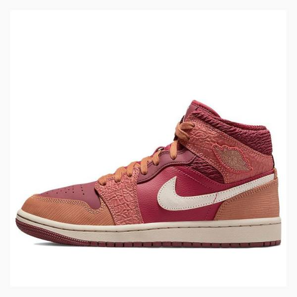Nike Mid Koripallokengät Naisten Air Jordan 1 Punainen | JD-317TC