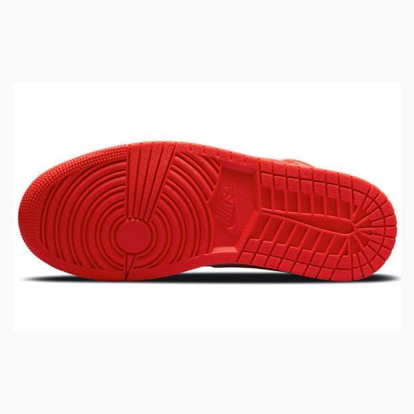 Nike Mid Koripallokengät Naisten Air Jordan 1 Punainen Valkoinen | JD-518UY