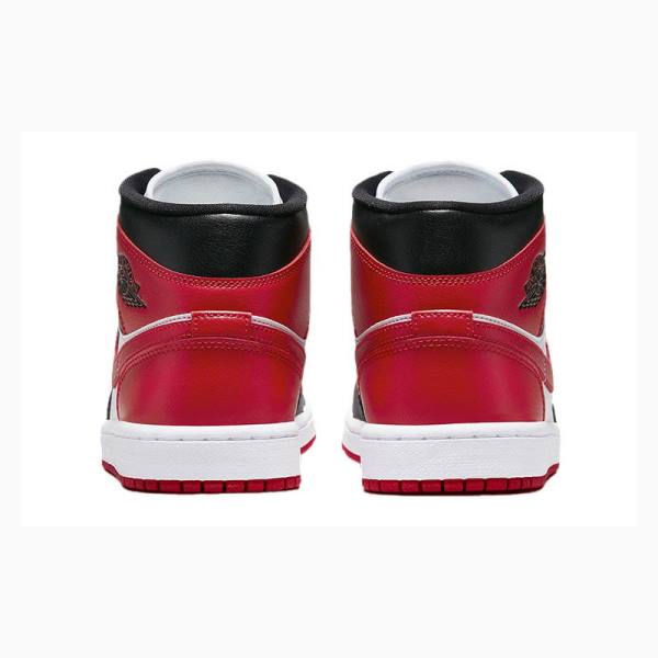 Nike Mid Koripallokengät Naisten Air Jordan 1 Mustat Punainen | JD-670FU