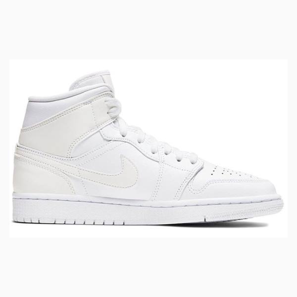 Nike Mid Koripallokengät Naisten Air Jordan 1 Valkoinen | JD-850ON