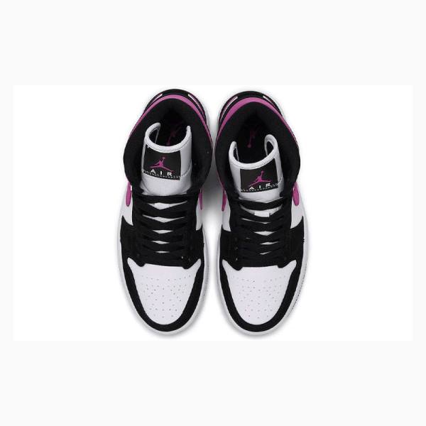Nike Mid Magenta Koripallokengät Naisten Air Jordan 1 Mustat Violetit | JD-791LG