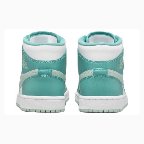 Nike Mid Marine Koripallokengät Naisten Air Jordan 1 Valkoinen Vihreä | JD-952OH