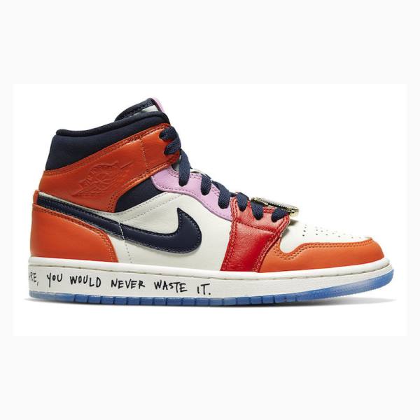 Nike Mid Melody Eshani - Fearless Koripallokengät Naisten Air Jordan 1 Monivärinen | JD-432NI
