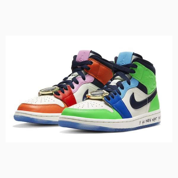 Nike Mid Melody Eshani - Fearless Koripallokengät Naisten Air Jordan 1 Monivärinen | JD-432NI
