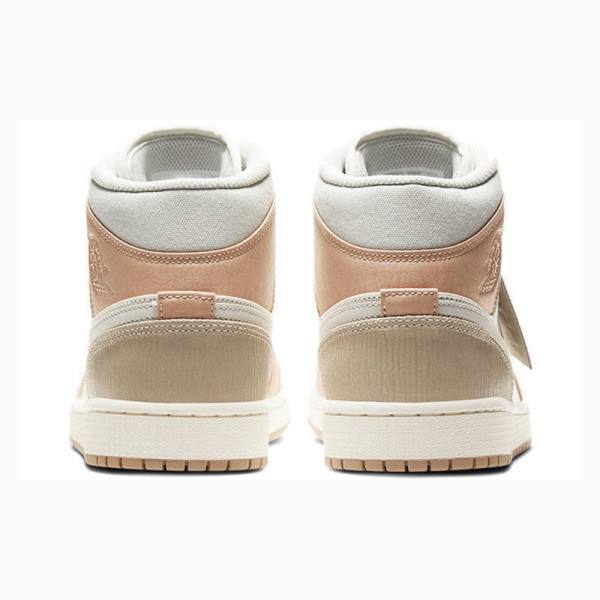 Nike Mid Milan Koripallokengät Miesten Air Jordan 1 Pinkki Beige | JD-097UI