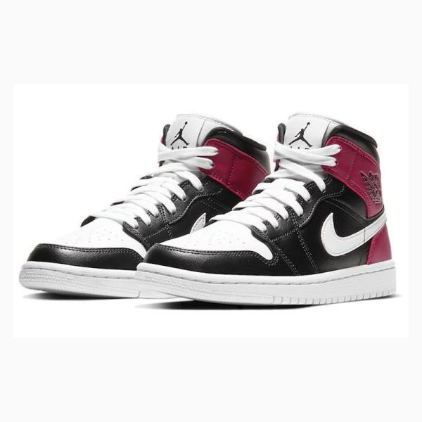 Nike Mid Noble Koripallokengät Naisten Air Jordan 1 Punainen Mustat | JD-028PV