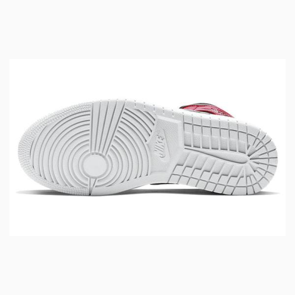 Nike Mid Noble Koripallokengät Naisten Air Jordan 1 Punainen Mustat | JD-028PV