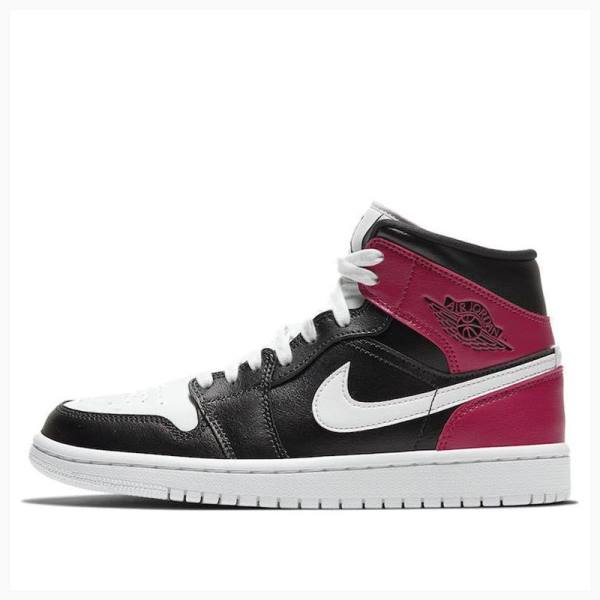 Nike Mid Noble Koripallokengät Naisten Air Jordan 1 Punainen Mustat | JD-028PV