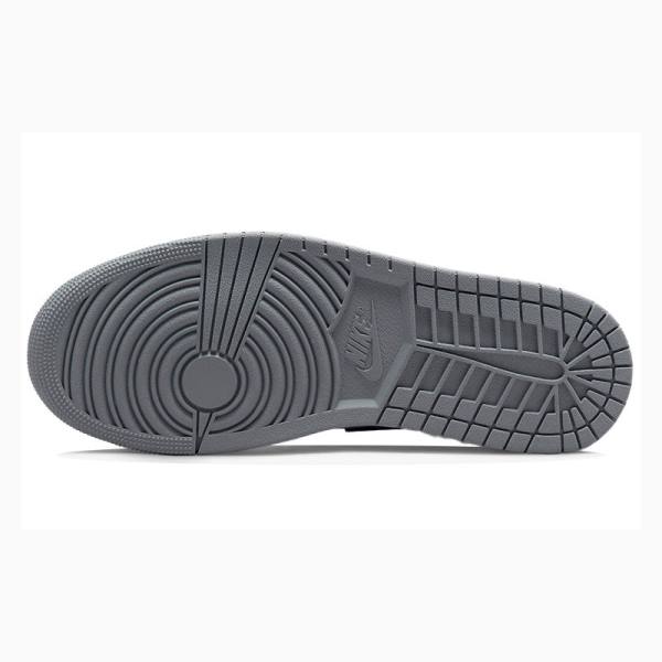 Nike Mid Paris Koripallokengät Miesten Air Jordan 1 Valkoinen Mustat | JD-067FA