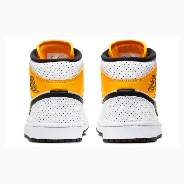 Nike Mid Perforated – Koripallokengät Naisten Air Jordan 1 Kultaiset Mustat | JD-614UT