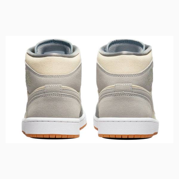 Nike Mid SE Coconut Milk Koripallokengät Miesten Air Jordan 1 Valkoinen Sininen | JD-653RD