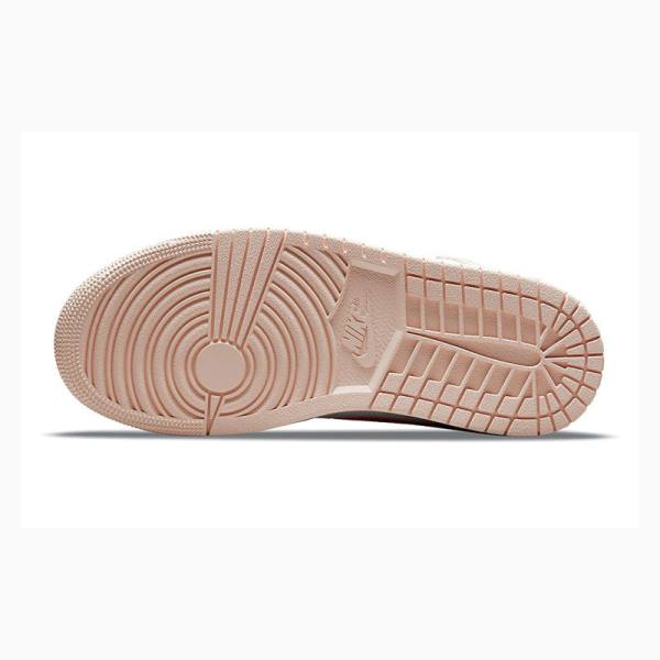 Nike Mid SE Corduroy Sail Koripallokengät Naisten Air Jordan 1 Kerma Punainen | JD-210IT
