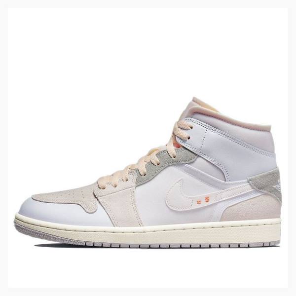 Nike Mid SE Craft Phantom Koripallokengät Miesten Air Jordan 1 Valkoinen | JD-316ZN