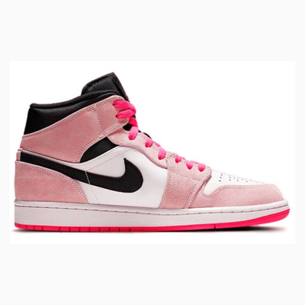 Nike Mid SE Crimson Tint Hyper Koripallokengät Miesten Air Jordan 1 Pinkki | JD-301UX