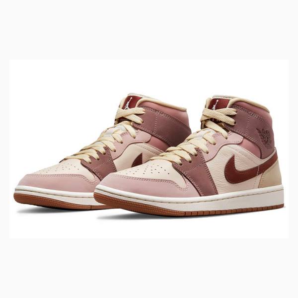 Nike Mid SE Dark Pony Koripallokengät Naisten Air Jordan 1 Ruskea | JD-190ZQ