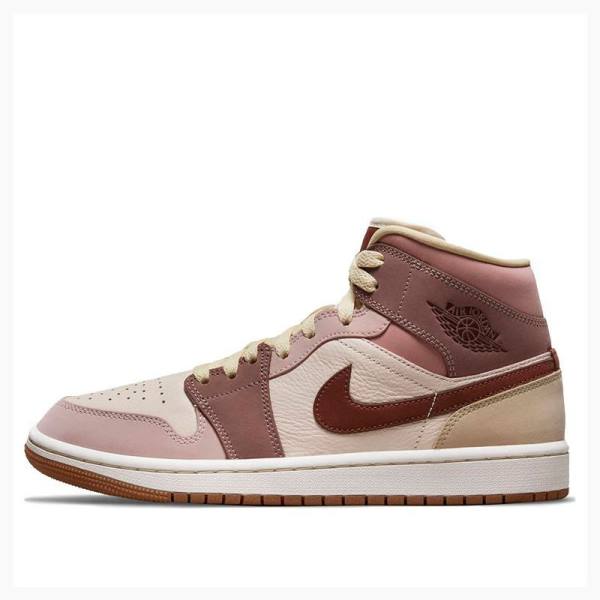 Nike Mid SE Dark Pony Koripallokengät Naisten Air Jordan 1 Ruskea | JD-190ZQ
