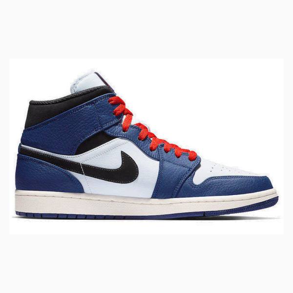 Nike Mid SE Deep Royal Koripallokengät Miesten Air Jordan 1 Sininen Mustat | JD-672LJ