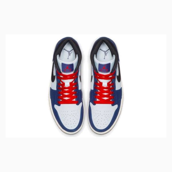 Nike Mid SE Deep Royal Koripallokengät Miesten Air Jordan 1 Sininen Mustat | JD-672LJ