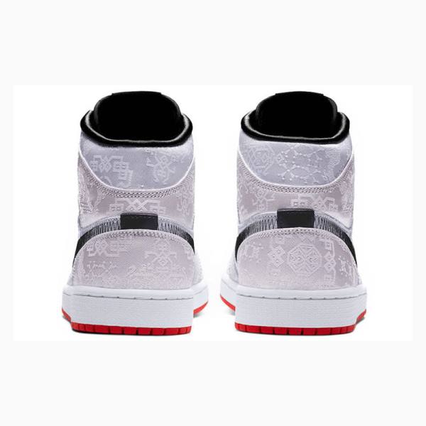 Nike Mid SE FRLS GC Fearless - CLOT Koripallokengät Miesten Air Jordan 1 Hopea Punainen Mustat | JD-567LQ