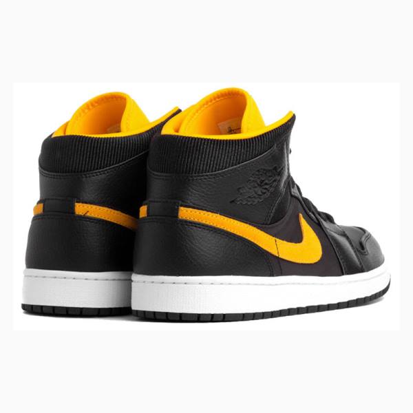 Nike Mid SE Koripallokengät Miesten Air Jordan 1 Mustat Kultaiset | JD-150DU