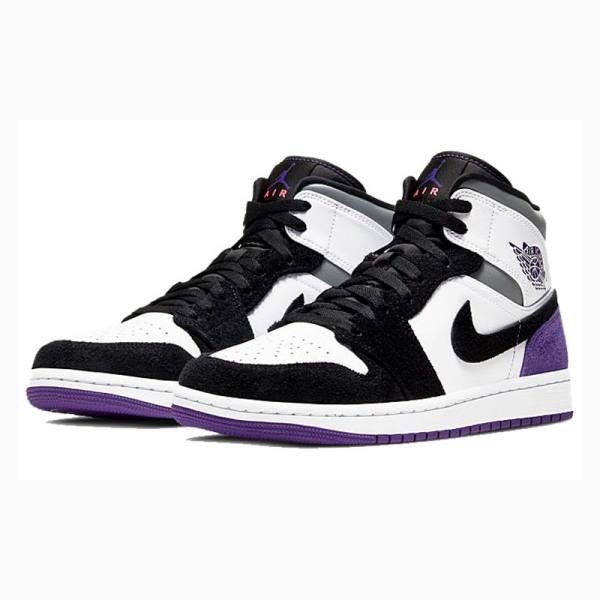 Nike Mid SE Koripallokengät Miesten Air Jordan 1 Violetit | JD-412IZ