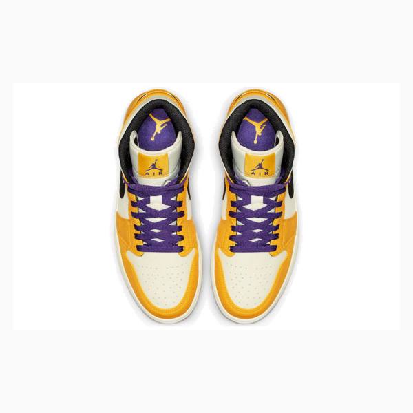 Nike Mid SE Koripallokengät Miesten Air Jordan 1 Kultaiset | JD-468GI