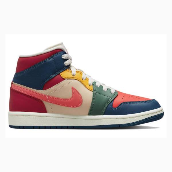 Nike Mid SE Koripallokengät Naisten Air Jordan 1 Monivärinen | JD-651UE