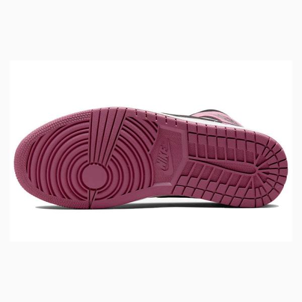 Nike Mid SE Light Mulberry Koripallokengät Naisten Air Jordan 1 Mustat Valkoinen Pinkki | JD-318WC