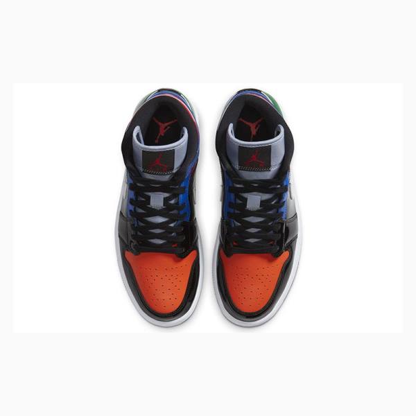 Nike Mid SE Multi Kiiltonahka Koripallokengät Naisten Air Jordan 1 Monivärinen | JD-975VJ