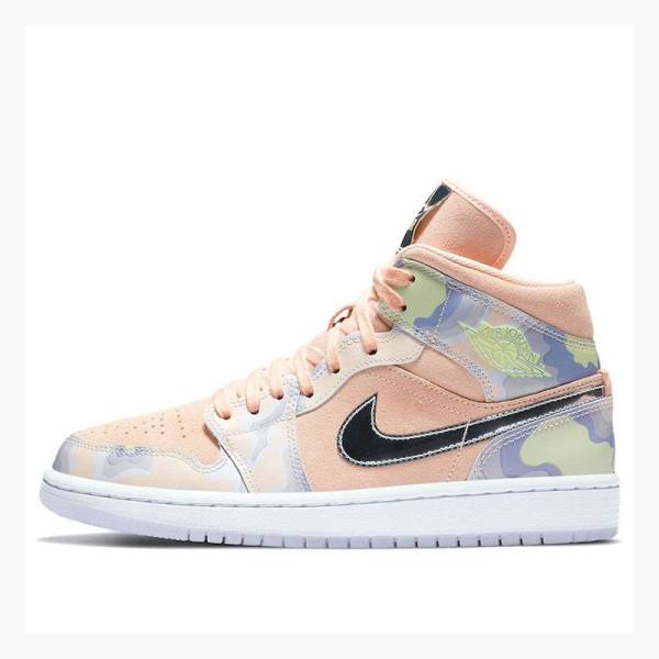 Nike Mid SE \'P(HER)SPECTIVE\' Koripallokengät Naisten Air Jordan 1 Koralli | JD-196QP