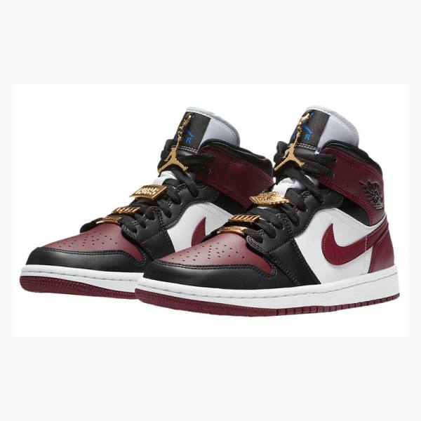 Nike Mid SE Pendants Koripallokengät Naisten Air Jordan 1 Punainen Mustat | JD-413JX