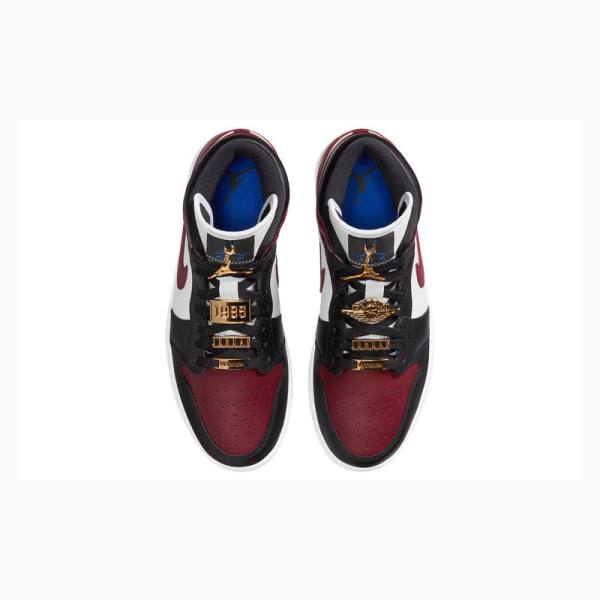 Nike Mid SE Pendants Koripallokengät Naisten Air Jordan 1 Punainen Mustat | JD-413JX
